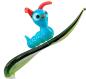 Preview: Orchideenstab, Blatt mit Raupe -blau- (normale Ausf.)